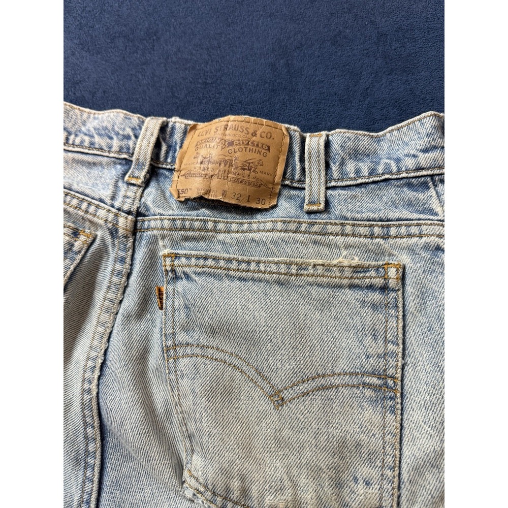 Vtg Levi’s 559 Orange Tab Sz 32x30 Actual (31x29) Made In Mex 90’s Distressed